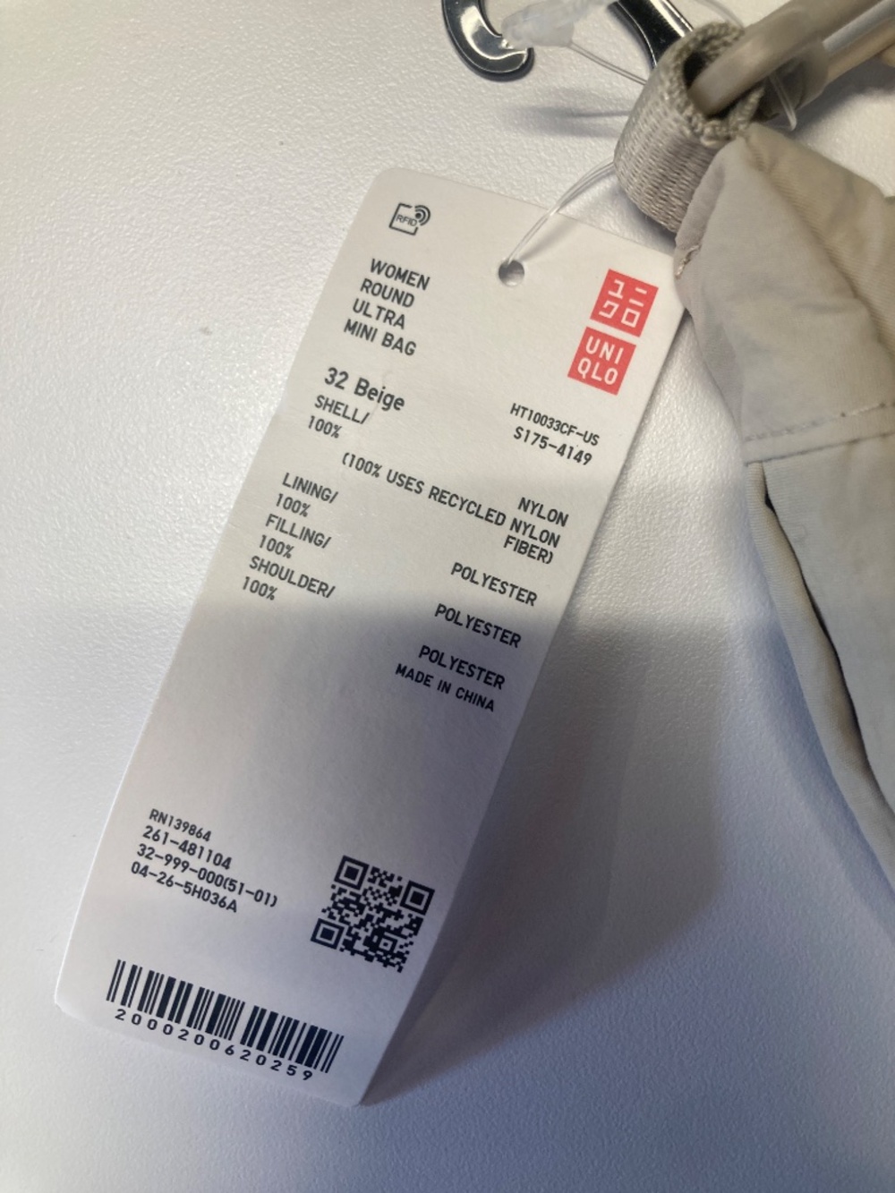 NWT uniqlo womens round ultra mini bag crossbody - Picture 2 of 4